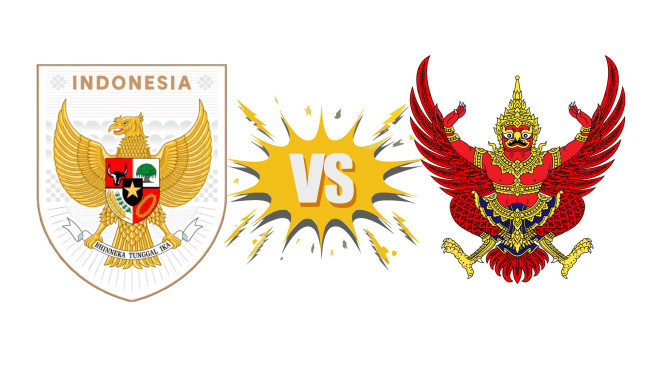 Indonesia vs Thailand. (Wikipedia)